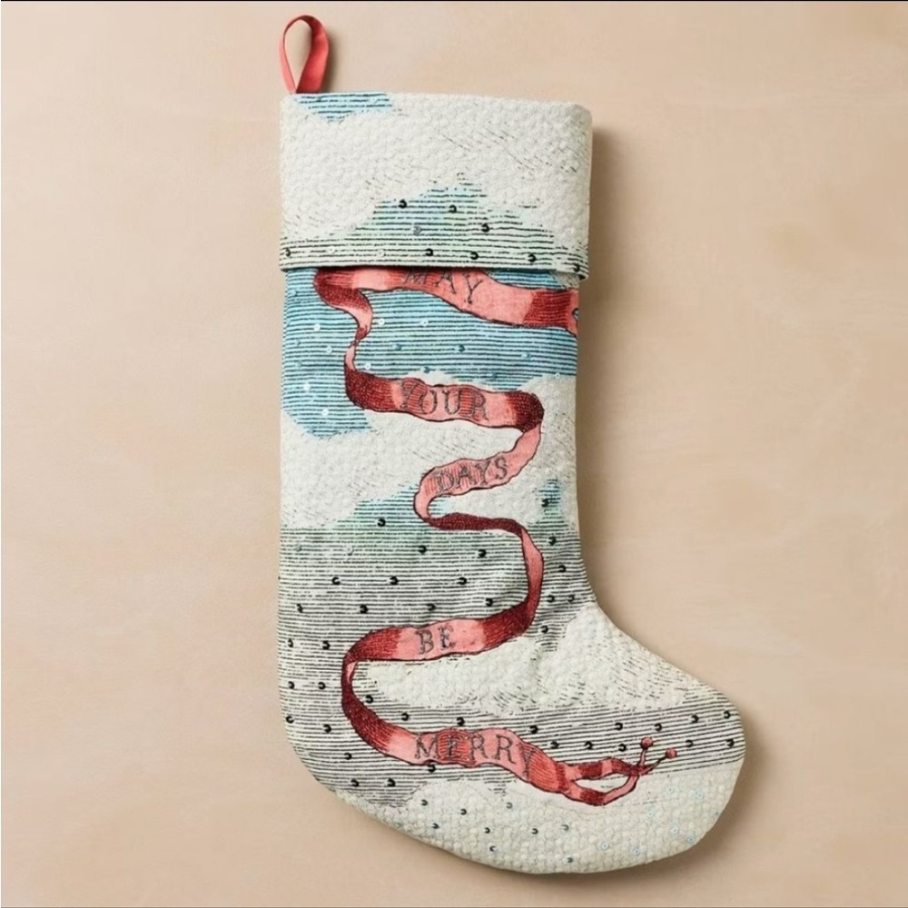 John Derian for Target "May Your Days Be Merry" Stocking